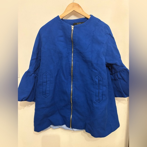 Zara Jackets & Blazers - Zara Royal Blue Bomber Jacket for Women